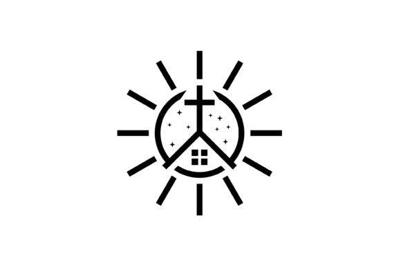 Christian Catholic Church with Sunburst Logos
