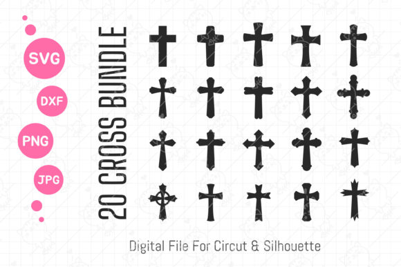 Christian Cross Svg Cross Silhouette Illustrations