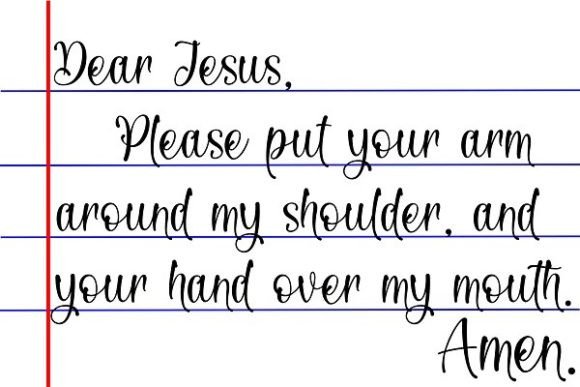 Dear Jesus Embroidery Design