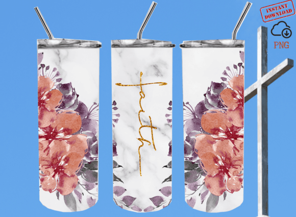 Faith Bible Verse Christian Tumbler