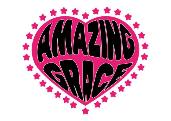 Free Amazing Grace – Christian Design for Crafts