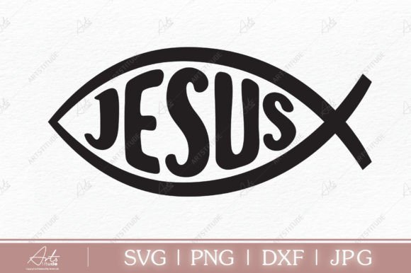 JESUS, Christian SVG for Crafts & Creative Projects