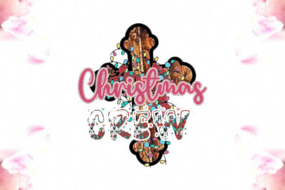 Jesus Christmas Crew Sublimation for Crafts