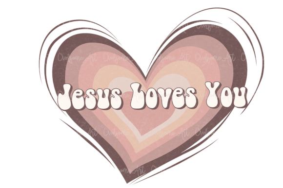 Jesus Loves You Sublimation Png
