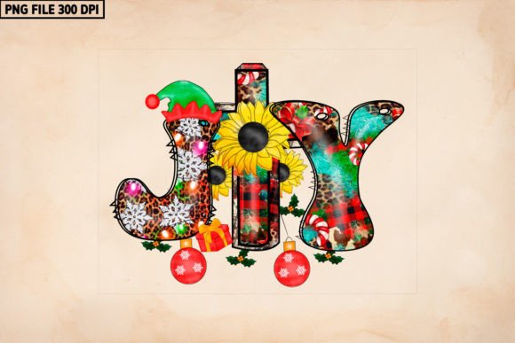 JOY Christmas Jesus Sublimation for Crafts