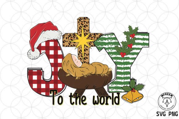 Joy Jesus Christmas SVG Sublimation Crafts