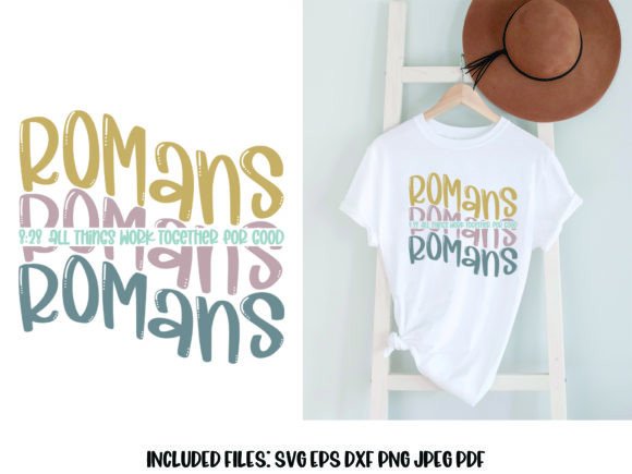Romans 8 28 Christian SVG & Illustrations